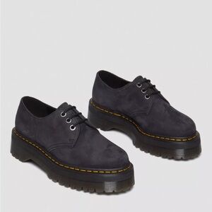 NEW. Dr. Martens 1461 ll Tumbled Nubuck Leather Platform